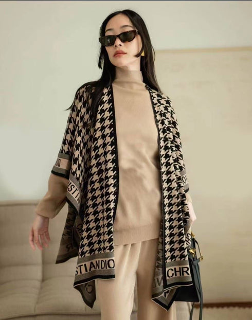 Premium Quality Knitted Co-Ord Sets With Shawls